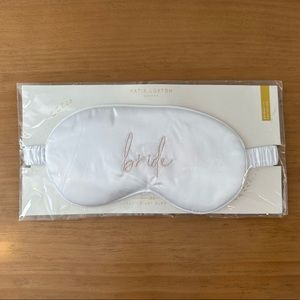 “Bride” sleeping mask. NWT